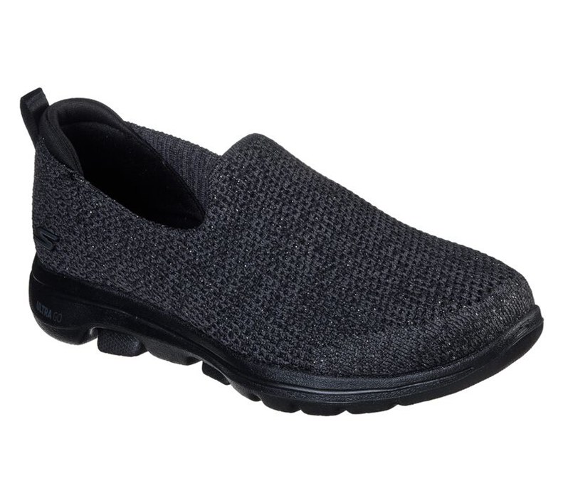 Skechers Gowalk 5 - Wonderful - Womens Slip On Shoes Black [AU-UX9911]